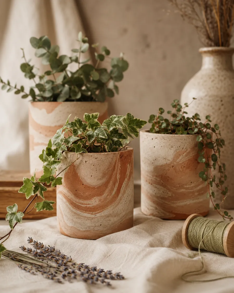 Concrete planters