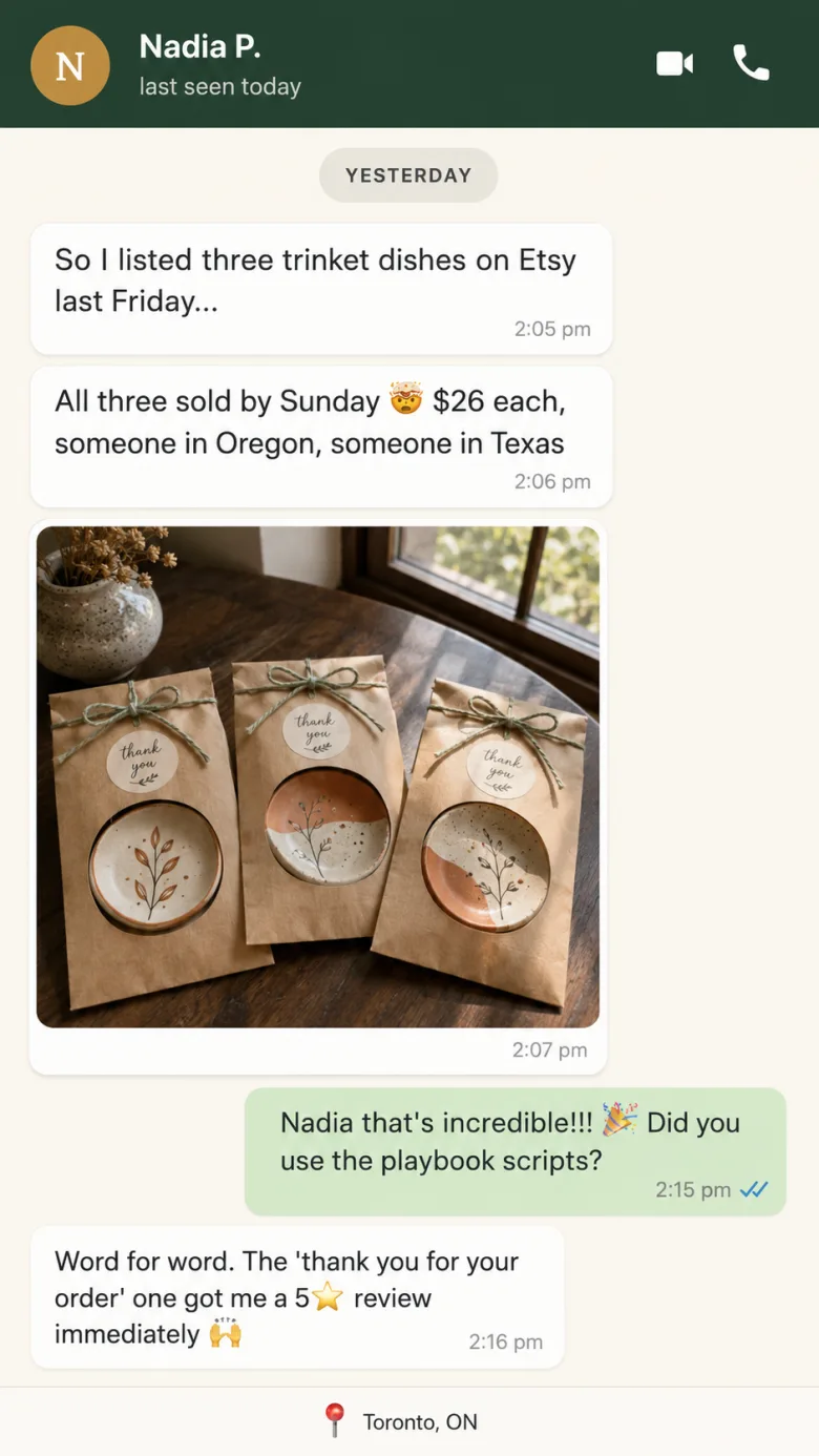 Testimonial — Nadia P., Toronto ON